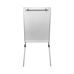 Adjustable Dry Erase Board, 27.5" x 32", White Surface, Satin Aluminum Frame