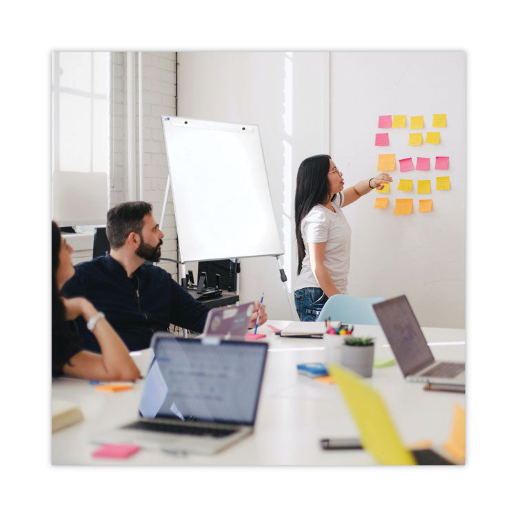 Adjustable Dry Erase Board, 27.5" x 32", White Surface, Satin Aluminum Frame