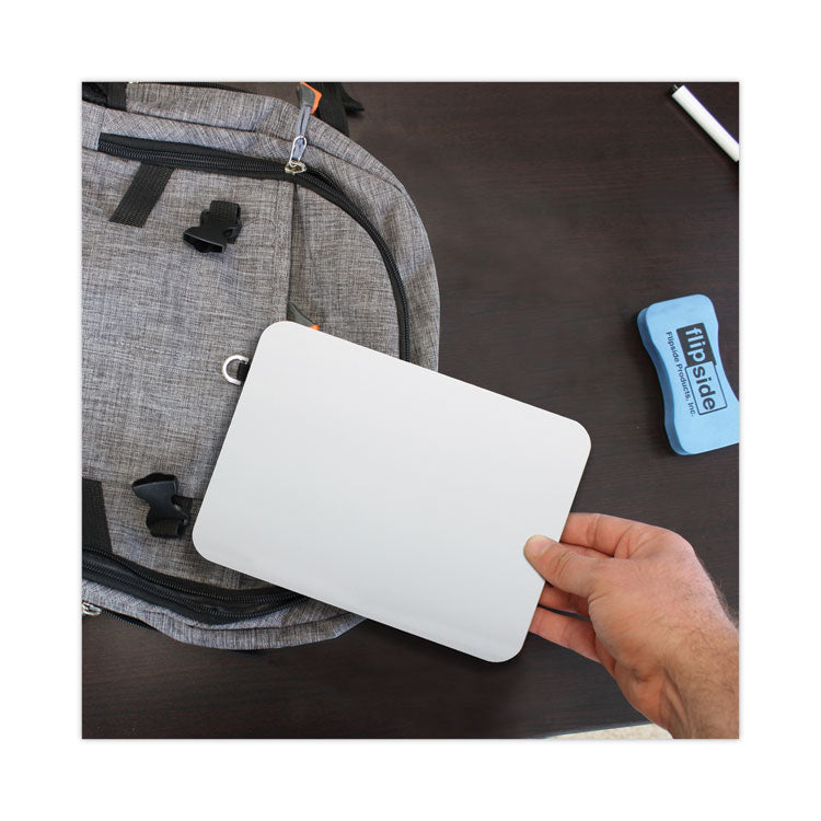 Dry Erase Board, 9" x 6", White Surface, 24/Pack