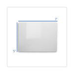 Dry Erase Board, 7" x 5", White Surface, 12/Pack