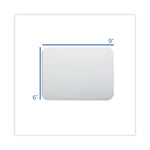 Dry Erase Board, 9" x 6", White Surface, 24/Pack