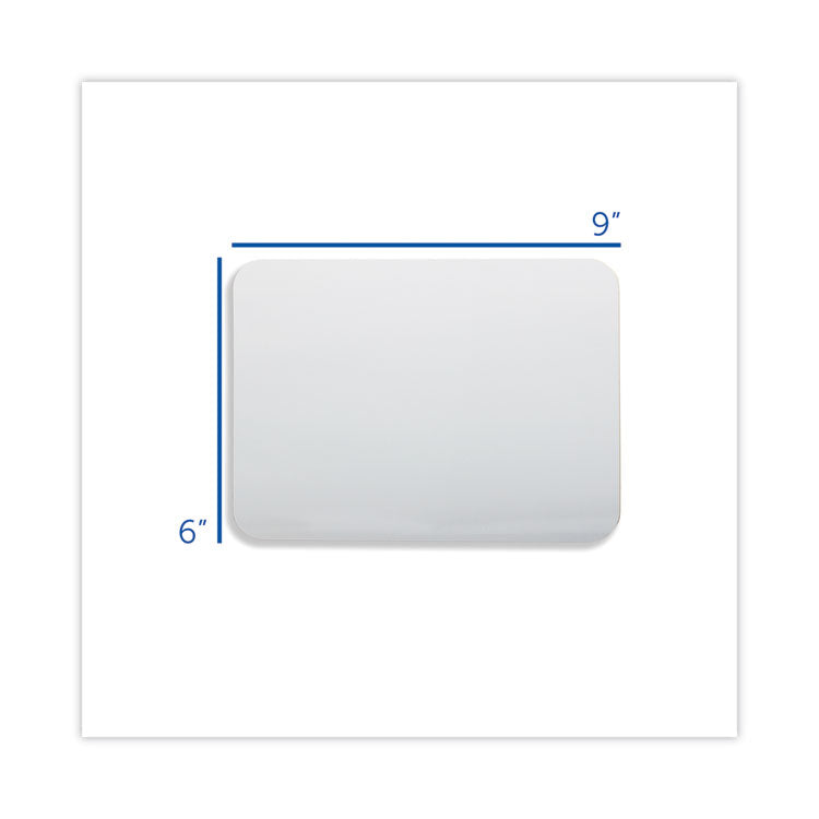 Dry Erase Board, 9" x 6", White Surface, 24/Pack