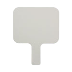 Dry Erase Paddle, 9.75" x 8", White Surface, 12/Pack
