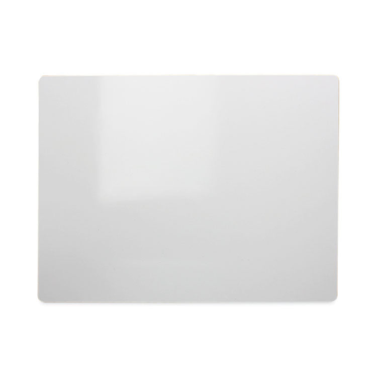 Dry Erase Board, 12" x 9.5", White Surface, 12/Pack