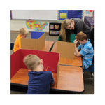 Study Carrel, 48 x 12, Assorted Colors, 24/Pack