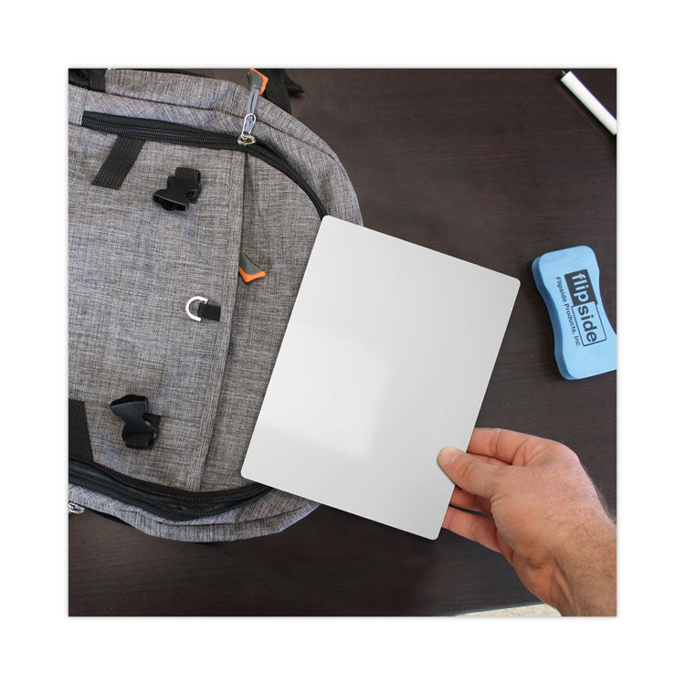 Dry Erase Board, 7" x 5", White Surface, 12/Pack