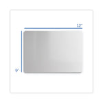 Dry Erase Board, 12" x 9", White Surface, 12/Pack