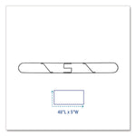 Clip-On Dust Mop Frame, 48w X 5d, Zinc Plated