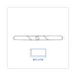 Clip-On Dust Mop Frame, 60w X 5d, Zinc Plated