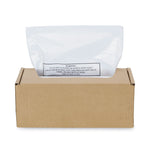 Shredder Waste Bags, 16 To 20 Gal Capacity, 50/carton