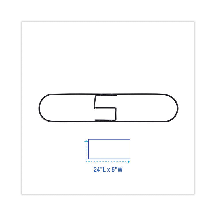 Clip-On Dust Mop Frame, 24w X 5d, Zinc Plated