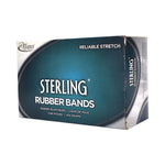Sterling Rubber Bands, Size 10, 0.03" Gauge, Crepe, 1 Lb Box, 5,000/box