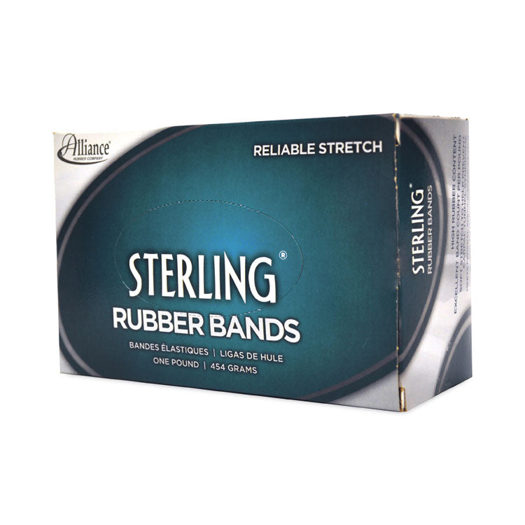 Sterling Rubber Bands, Size 8, 0.03" Gauge, Crepe, 1 Lb Box, 7,100/box