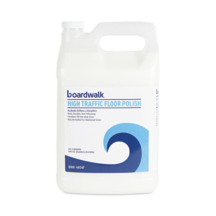 High Traffic Floor Polish, Apply 3 to 5 Coats per Application, Unscented, 1 gal Bottle