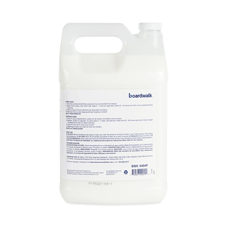 High Traffic Floor Polish, Apply 3 to 5 Coats per Application, Unscented, 1 gal Bottle