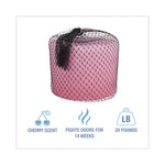14-Week Super Block Deodorizer, 20 Lb, Pink, Cherry