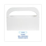 Toilet Seat Cover Dispenser, 16 X 3 X 11.5, White, 2/box