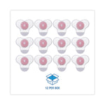 Urinal Screen With Para Deodorizer Block, Cherry Scent, 3 Oz, Red/white, 12/box