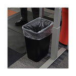 Soft-Sided Wastebasket, 41 Qt, Plastic, Black