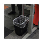 High-Density Can Liners, 10 gal, 6 mic, 24" x 23", Natural, Perforated Roll, 50 Bags/Roll, 20 Rolls/Carton
