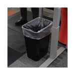 High-Density Can Liners, 16 gal, 6 mic, 24" x 33", Natural, Perforated Roll, 50 Bags/Roll, 20 Rolls/Carton