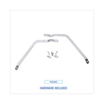 Metal Handle Braces, Large, Fits 24" to 48" Floor Sweeps, 0.5 x 17 x 12
