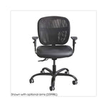 Vue Intensive-Use Mesh Task Chair, Supports Up To 500 Lb, 18.5" To 21" Seat Height, Black Vinyl Seat/back, Black Base