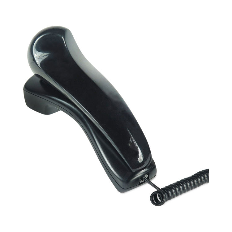 Standard Telephone Shoulder Rest, 2.63 x 7.5 x 2.25, Black