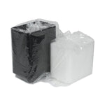 Newspring VERSAtainer Microwavable Containers, 28 oz, 8.8 x 6 x 2, Black Base/Clear Lid, Plastic, 150/Carton