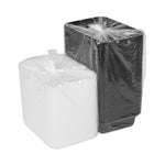 Newspring VERSAtainer Microwavable Containers, 38 oz, 8.8 x 6 x 2.5, Black/Clear, Plastic, 150/Carton