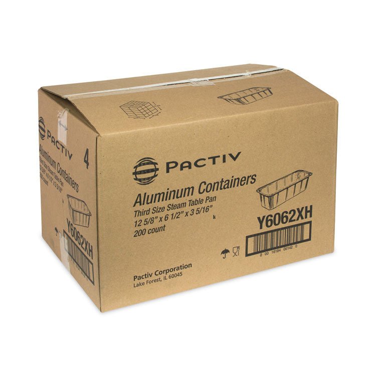 Aluminum Steam Table Pan, One-Third Size Deep Loaf, 3" Deep, 5.9 x 8.04, 200/Carton