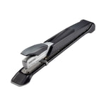 Long Reach Stapler, 25-Sheet Capacity, 12" Throat, Black/silver