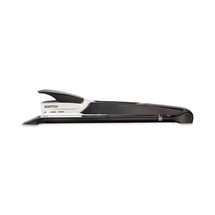 Long Reach Stapler, 25-Sheet Capacity, 12" Throat, Black/silver