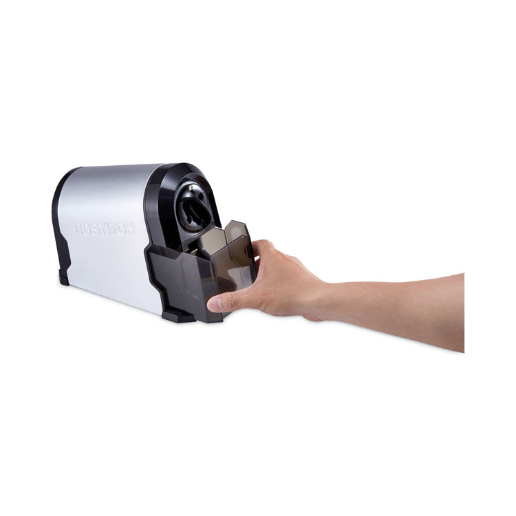 Super Pro Glow Commercial Electric Pencil Sharpener, Ac-Powered, 6.13 X 10.63 X 9, Black/silver