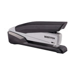 EcoStapler Spring-Powered Desktop Stapler, 20-Sheet Capacity, Gray/Black