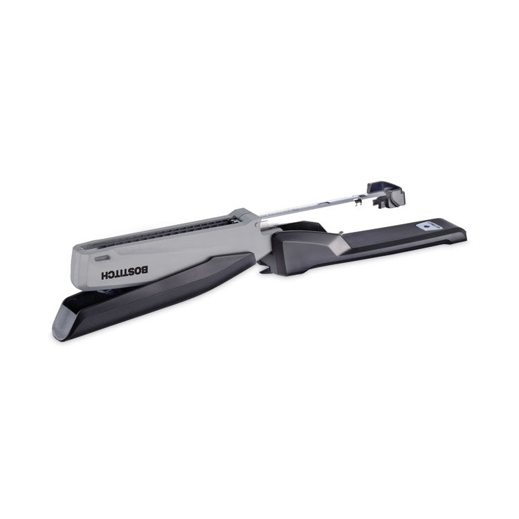 EcoStapler Spring-Powered Desktop Stapler, 20-Sheet Capacity, Gray/Black