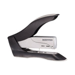 Spring-Powered Premium Heavy-Duty Stapler, 100-Sheet Capacity, Black/silver