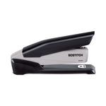EcoStapler Spring-Powered Desktop Stapler, 20-Sheet Capacity, Gray/Black