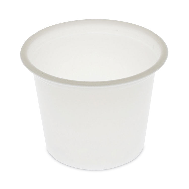 Plastic Portion Cup, 1 oz, Translucent, 200/Sleeve, 25 Sleeves/Carton