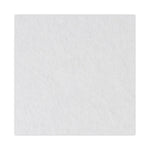 Polishing Floor Pads, 20" Diameter, White, 5/carton