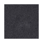 Stripping Floor Pads, 16" Diameter, Black, 5/carton