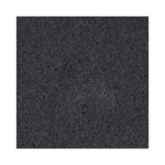 Stripping Floor Pads, 13" Diameter, Black, 5/carton