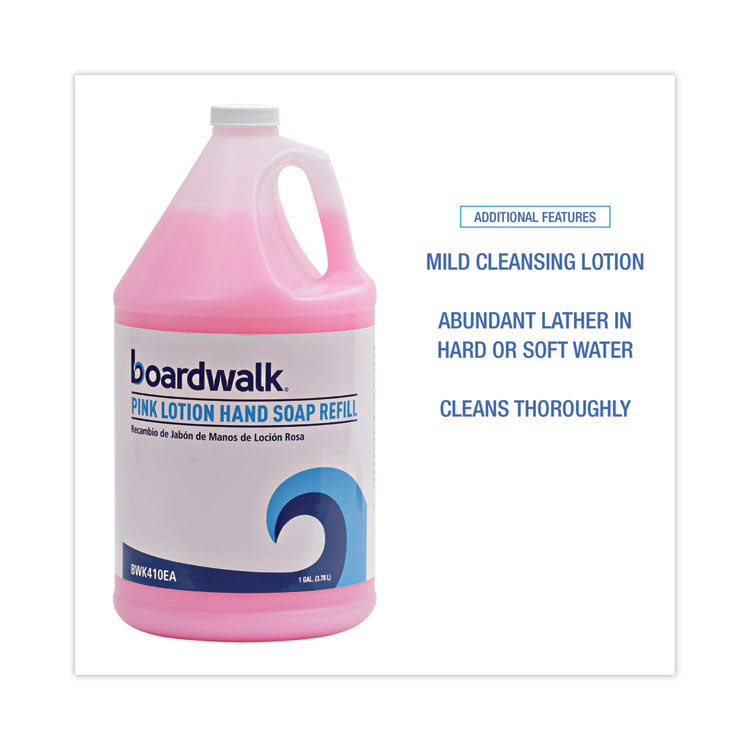 Mild Cleansing Pink Lotion Hand Soap Refill, Cherry Scent, 1 gal Bottle