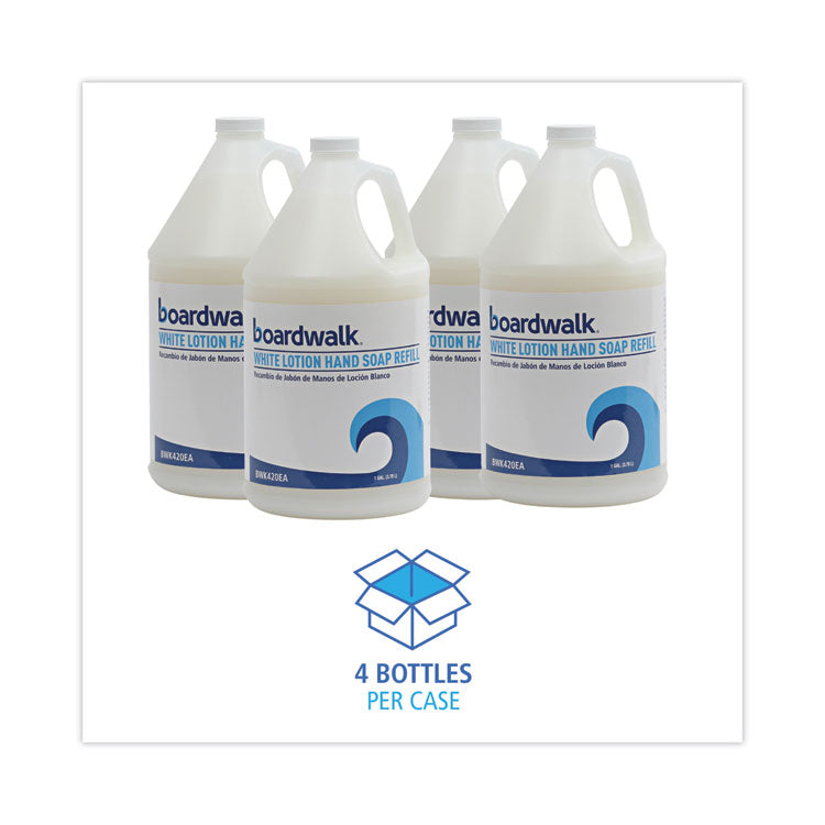 Mild Cleansing Lotion Hand Soap Refill, Cherry Scent, 1 gal Bottle, 4/Carton