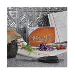 Non-Latex Rubber Bands, Size 19, 0.04" Gauge, Orange, 1 Lb Box, 1,440/box