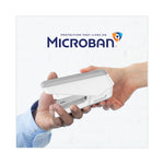 LX840 EasyPress Half Strip Stapler with Antimicrobial Protection, 25-Sheet Capacity, White