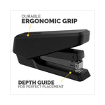 LX850 EasyPress Full Strip Stapler with Antimicrobial Protection, 25-Sheet Capacity, Black
