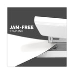 LX820 Classic Full Strip Stapler with Antimicrobial Protection, 20-Sheet Capacity, White