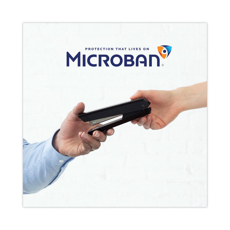 LX820 Classic Full Strip Stapler with Antimicrobial Protection, 20-Sheet Capacity, Black