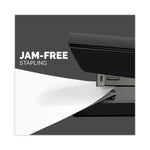 LX820 Classic Full Strip Stapler with Antimicrobial Protection, 20-Sheet Capacity, Black